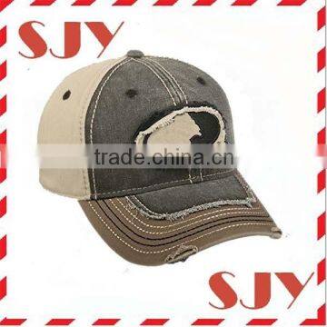 Custom 6 panel sport baseball cap wholesale embroidered golf caps