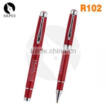 KKPEN Metal Material Red Bright Chrome Office & School Pen