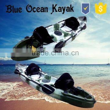 2015 hot sale Blue Ocean 2 person kayak sale/ocean fishing 2 person kayak sale/sit on top 2 person kayak sale