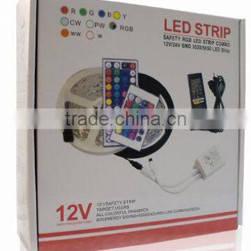 Chinese low price 5050 flexible RGB strip light kit suit set