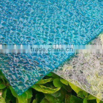 Diamond shape polycarbonate solid sheet/pc embossed sheet ,PC diamond sheet/PC embossed sheet/PC panel/PC board