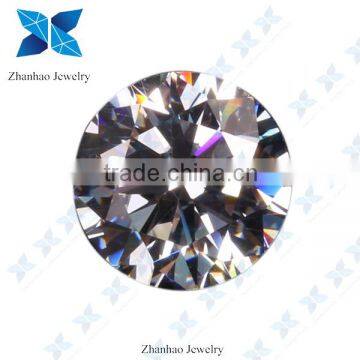 Machine Cut High Quality 8 Hearts & Arrows White Round Cubic Zirconia