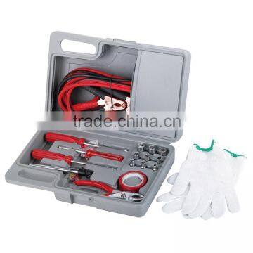 31pcs emergency tool set with insulation tape terminals working gloves