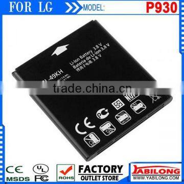 for LG P930 battery lg phone battery BL-49KH