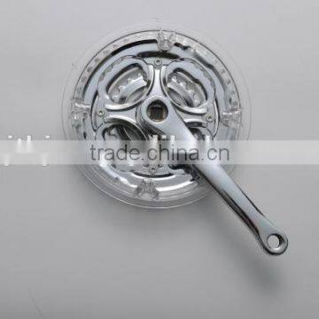 IISS349P6 bicycle crank & chainwheel steel carnk 170mm and steel chainring 24T/34T/42T with plastic chainguard