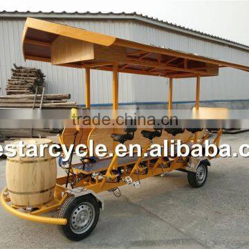 15 person Four wheel beer bike mobile bar tour beer Party bike