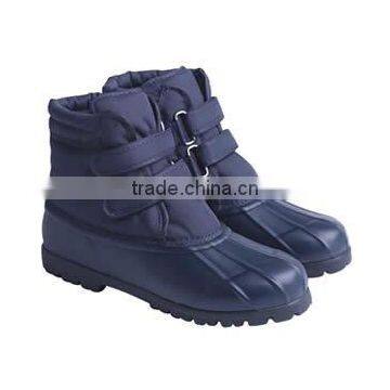 bean boots rubber shell duck boots classic snow boots canadian boots dual hook and loop fasten warm boots