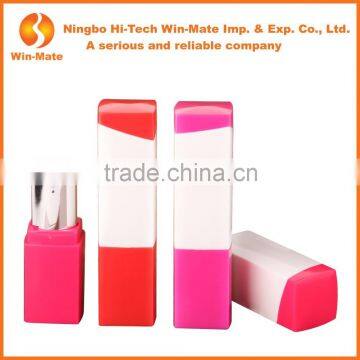 Empty Pink Plastic Lipstick Container