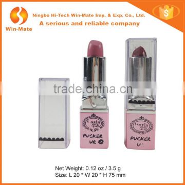 Matte Style Magic Black Red Moist Lipstick, Creating Well-Rounded, Smooth Lips 3D Lipstick