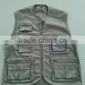 T/C multi-pockets work gilet