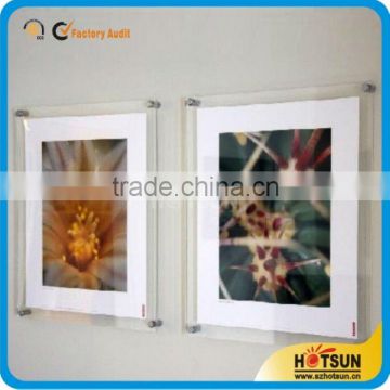 Manufacturing high quality clear acrylic wall mount picture frames