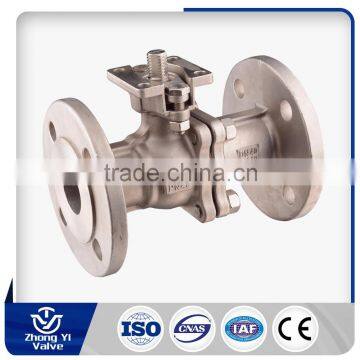 2016 china supplier flange api 150lb flanged ball valve for cement