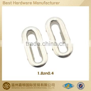 Inner.18mm*4mm Brass Oval Eyelet for Apparel Shoe Bag