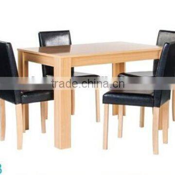 simple new design wood dining table and stool ,dining table set