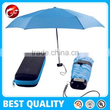 super mini umbrella with EVA case,trvael umbrella,pocket umbrella