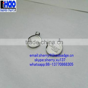 Wholesale Silver Tone Bracelet Jewelry Tag Metal Charm