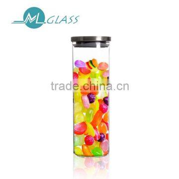 wholesale high borosilicate glass jar glass container 1500ml handmade glassware N6048