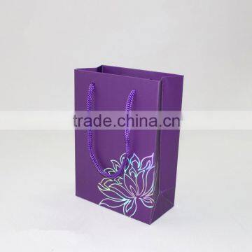 HIGH GLOSS Gold Thick Gift Cardboard Bag Custom Logo Print photo-5