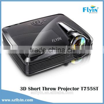 4500 Lumens 100 inches home theater 1080p full hd short throw video Projector 3D