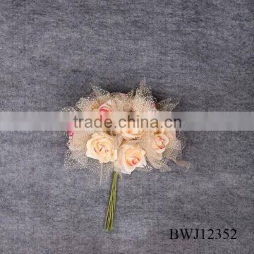 artificial rose bonque artificial decorative flower wedding flower ball