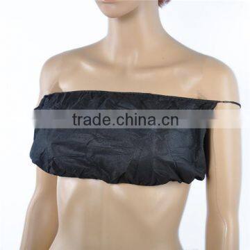 Disposable PP non-woven women's backless bra with elastic