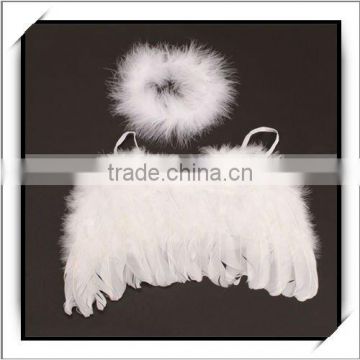 2012 New Style! 0-6 months Baby Feather Angel Wings -F1005WH