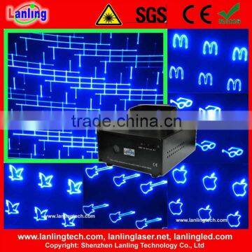 Professional Blue Animation twinkling DJ Disco laser lighting show equipment