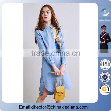 2016 Fashion Ladies Elegant Printed Dress Shirt
