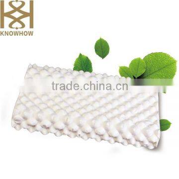High-Elastic Soft Natural Latex Foam Man Pillow with Big Massage Point for Head Massage