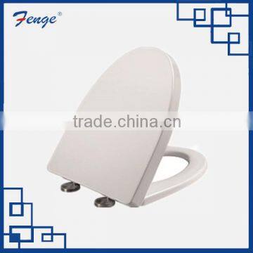 FG950PP Flexible sanitary ware manufacturers white toilet lid square with soft close hinges toilet seat