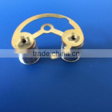 E10DSX brass nickel green lamp socket