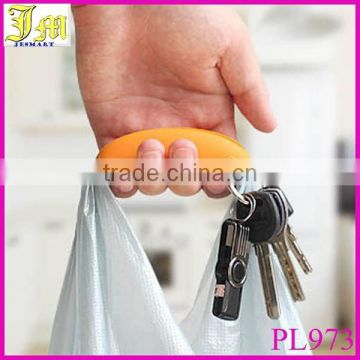 Random Color Silicon Shopping Bag Carrier Grocery Holder Handle Wholesale