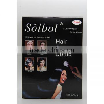 Professional Hair Color Cream/A Wash Comb Hair Darkening Cream