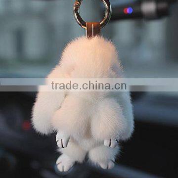 Wholesale korea faux fur fox fashion rabbit foot