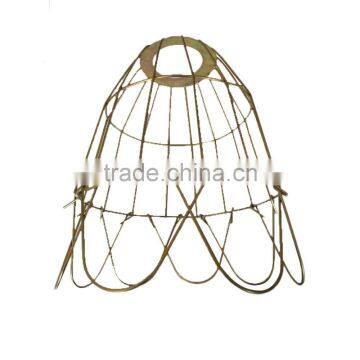 Vintage Industrial Lamp Guard Cage Metal Lamp Shade Work Light photo-2