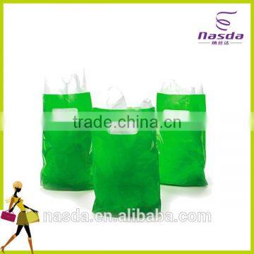 Green HDPE Die out plastic bags