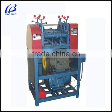 HXD-008-4 dual channel dedicated machine , copper cable stripper & copper scrap cable stripping machine for sale