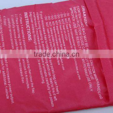 Wholesale Hot Sell as Seen on tv Bag for Potato Baking Microwave Baked Potato Bag Potato Microwave Cooking Bag