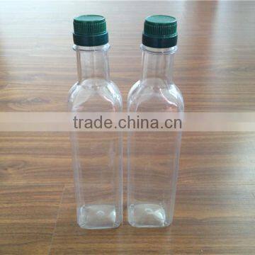 wholesale square plastic bottles for oil 750ml