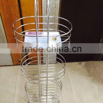 4 tiers oval iron wire flowerpot stand