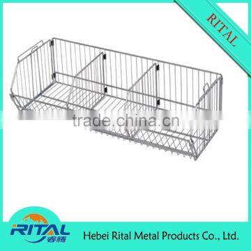 2015 New Products supermarket vegetable and fruit Freezer display wire shelf