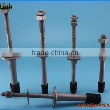 1" 1 3/8" Nylon or Lead Thread Head Forged Steel Pin photo-5