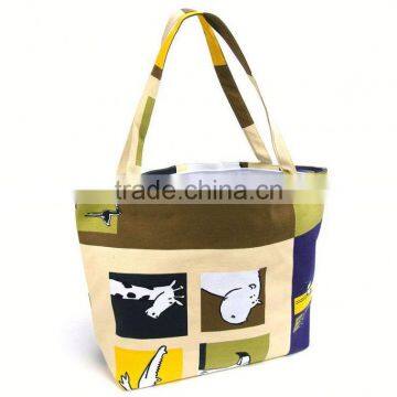 High quality canvas bag with grommet handles,custom logo print and size, OEM orders are welcome