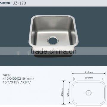 41x40cm Small Designs Stainless Steel Kitchen Sink photo-2