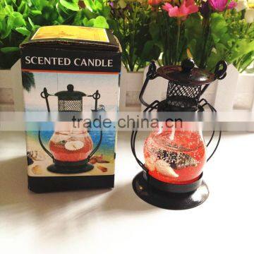Wholesale High Quality and Aladdin Lamp Design as Wedding Decoration's Metal Lantern With Jelly Candle photo-6