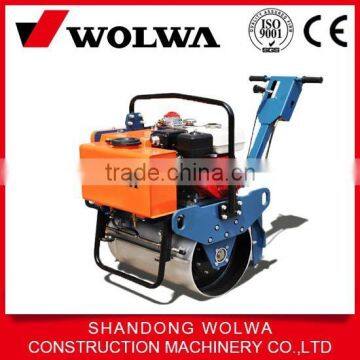 walking behind single drum hydraulic vibrating road roller compactor