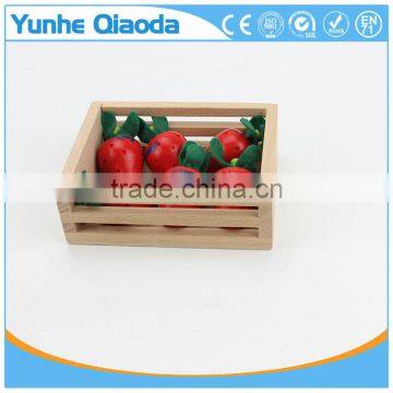 Cutting Fruit Set - Wooden Play Food Kitchen Accessory photo-5