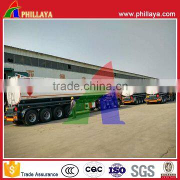 4 Axles Road Mobile Tanker 60000L Fuel Gasoline Oil Tank Semi Trailer photo-5