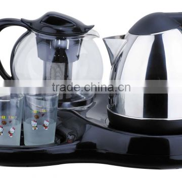 2011 electric kettle with teapot set, CB CE certificate