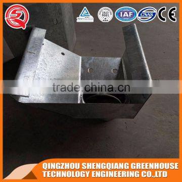 Multi-span Plastic Tomato Greenhouse Hot Galvanized Steel Frame photo-6